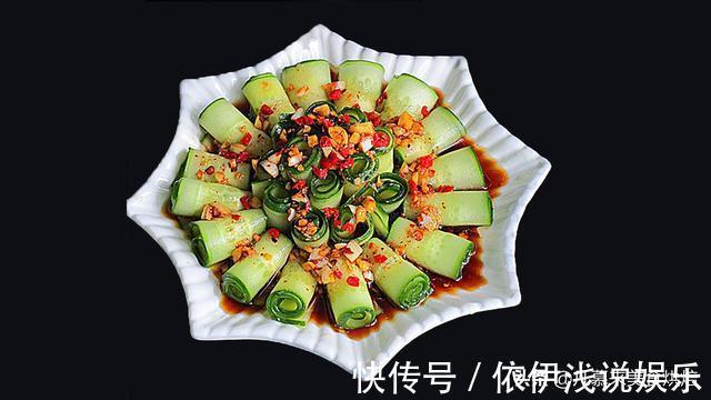 主菜|原来黄瓜切法有这么多种，黄瓜的花式切法大全图文详解，一看就会