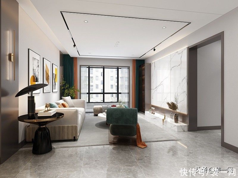 爱马仕|深咖色+爱马仕橙设计，活力满满的现代轻奢风装修