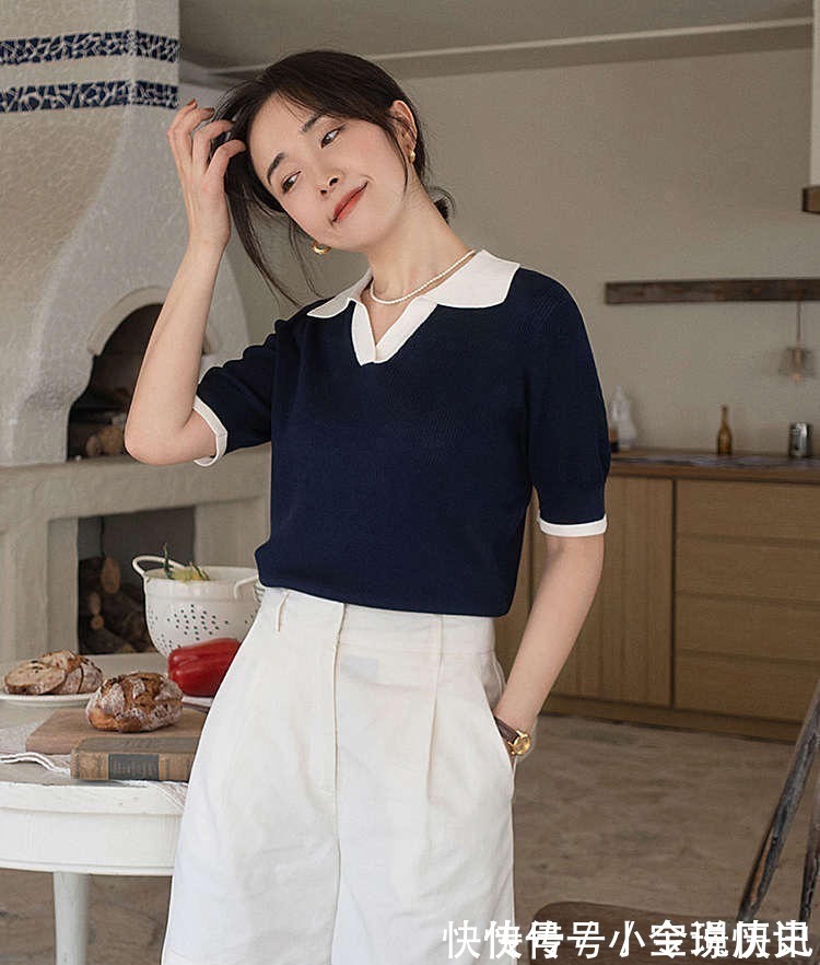 衬衫 初秋只需这3件单品就够了:针织衫、半身裙、衬衫,打造高级感