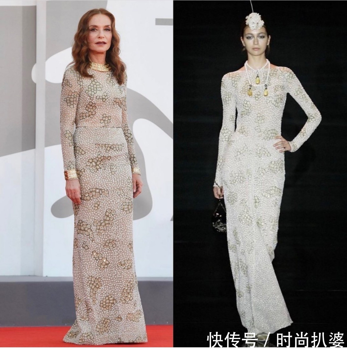 红毯|电影节红毯,维密超模不敌阿玛尼卖家秀,乔治娜穿西装靠珠宝抢镜