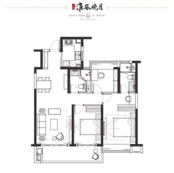 曝光|110-141㎡，赛虹桥纯新盘户型曝光！