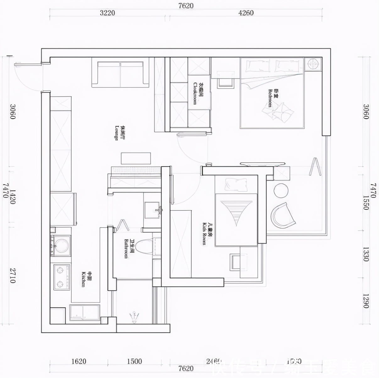 三口之家|三口之家的62㎡两居,半米不浪费,收纳力太强了,清新简约真舒适