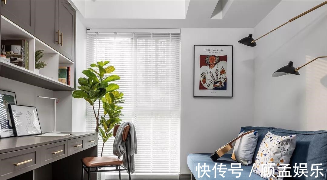 收纳|小夫妻的48㎡小家:客餐厅超大,还拥有仨卧室,阳光书房太爱了!