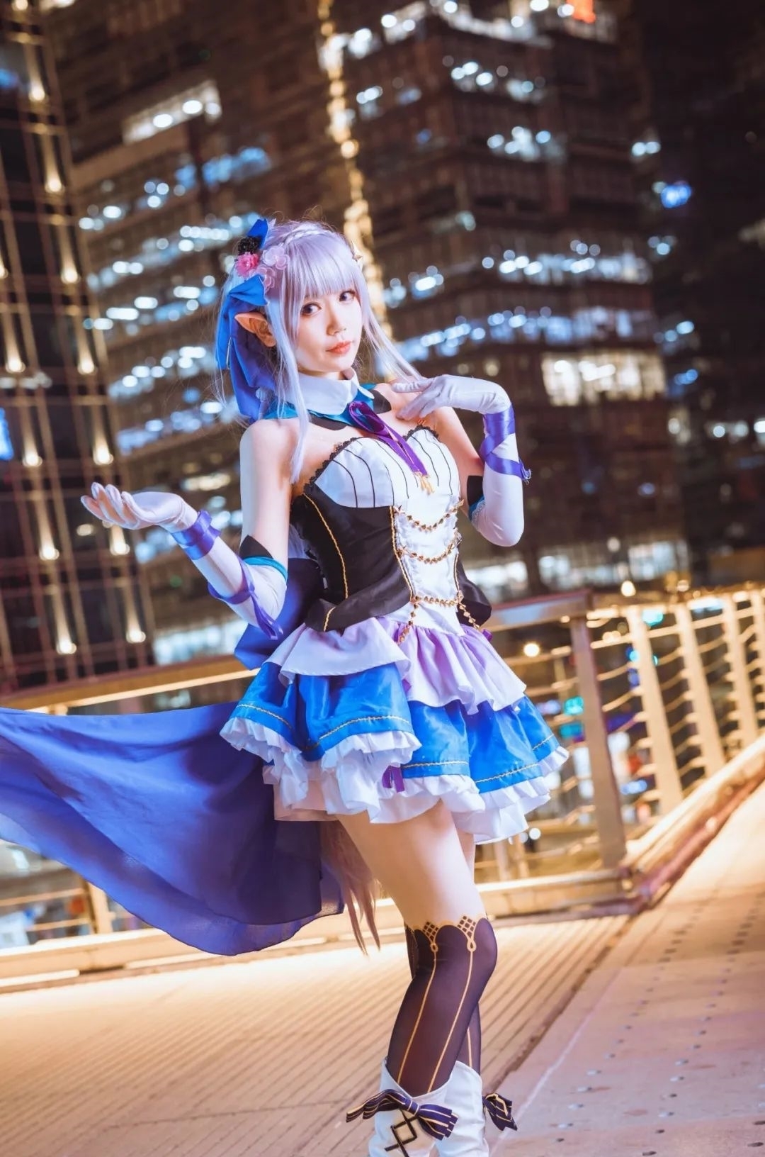 艾米莉亚|cos:艾米莉亚偶像cos正片@安缇兔