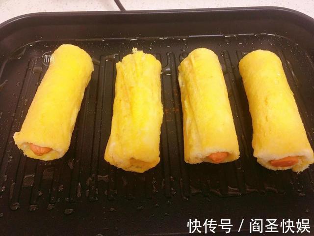 快手|最近超火的快手早餐，卷一卷5分钟出锅，一口一个真过瘾，好吃