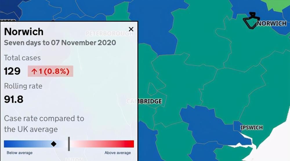 影响|英国二次封国难敌新冠？图解英国热门大学所在30个区域疫情形势对留学影响