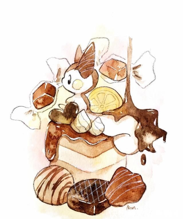 雪拉比|“画风清新”的精灵宝可梦插画,沙奈朵如天使,雪拉比如仙子!