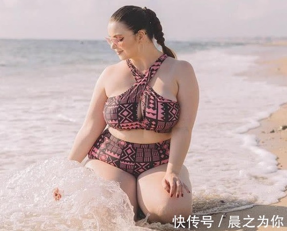 身材|170斤欧美大码模特,紧身服健身,身材丝毫不显油腻