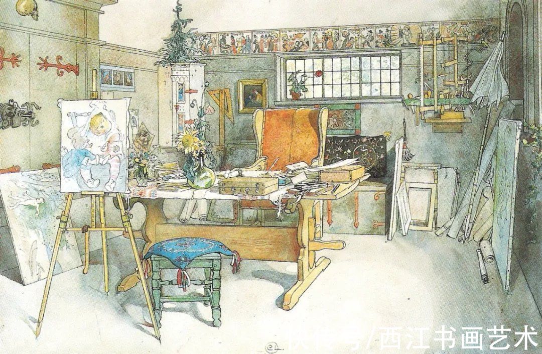 小屋|这精美的水彩插画，没见过就遗憾了