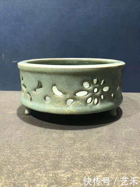 蓝描金开窗|王恩才---艺术馆藏品欣赏(三)