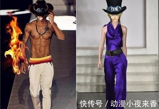走秀|海贼王主角走秀, 路飞夫妻很般配, 鹰眼与红发非常酷