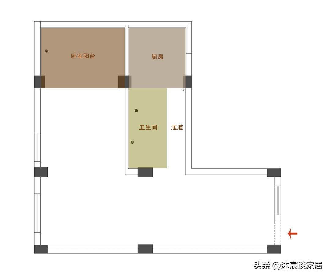 高低床|佩服!她把仅55㎡的家重新改造,有“4室”两卫,老破小逆袭成功
