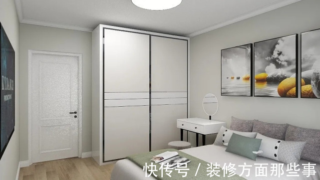 卫生间|90平现代二居室,浅绿色的卫生间这么潮吗?