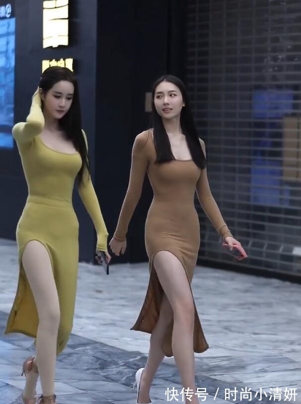 文艺女孩 有型有范的时尚长裙,映衬文艺女孩气息,不落俗套
