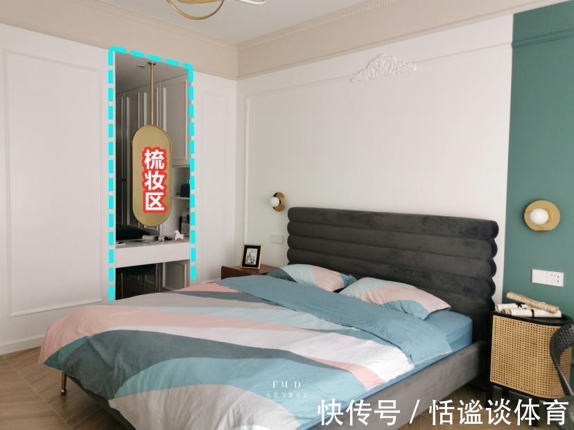 衣柜|卧室装2面衣柜打造3㎡大衣帽间,预留80公分隔出梳妆区,太巧妙了