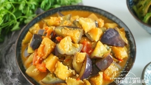 西红柿|我烧茄子从来不油炸，只需多一步，茄子吸油少，炒熟也不变黑