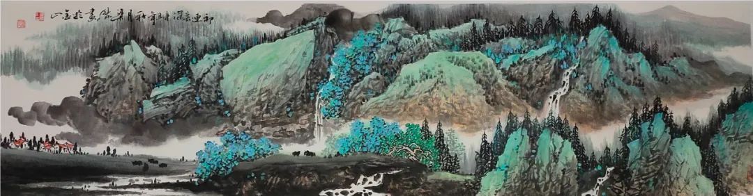 甘肃省@名家风采——梁杰 · 山水作品画鉴赏