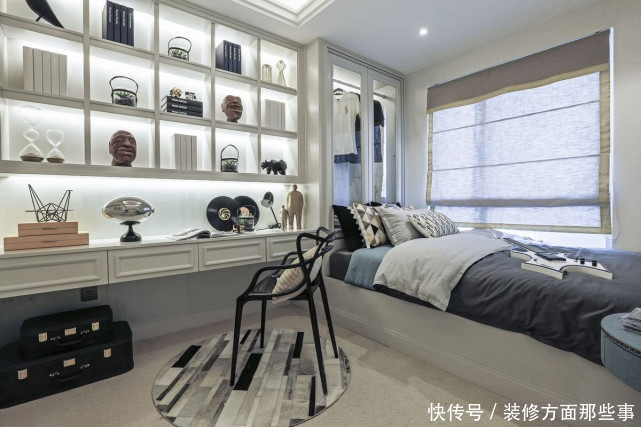 三居室|121平美式风三居室,低调沉稳成熟有质感的三世同堂之家