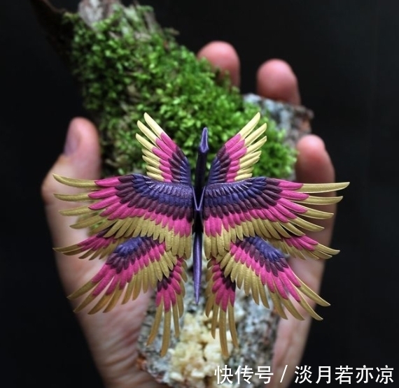 大男人$人糙手不糙,大男人沉迷叠纸鹤,365天不重样,个个堪称艺术品