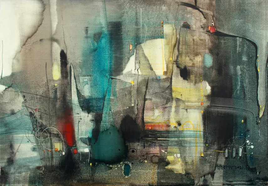 薄暮#[第七届庐山水彩节邀请嘉宾]姚波艺术作品展