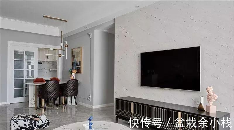 齐家栗子|94㎡轻奢风格装修，华丽优雅的空间，享受精致生活