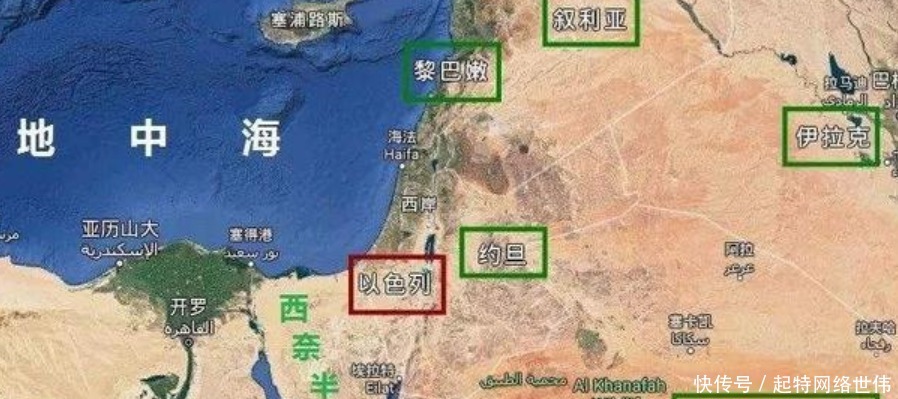 以色列|以色列的国土原来是属于哪个国家的？