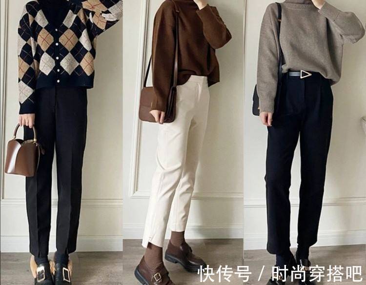裤装 今年流行的“短上衣+长下装”,显高又显瘦,轻松穿出好身材
