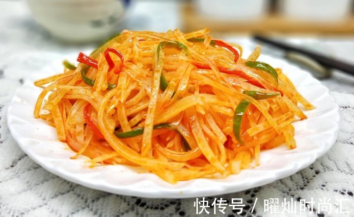 抢手菜|炒土豆丝,放醋的时间不能错!教您正确做法,又脆爽又味道香