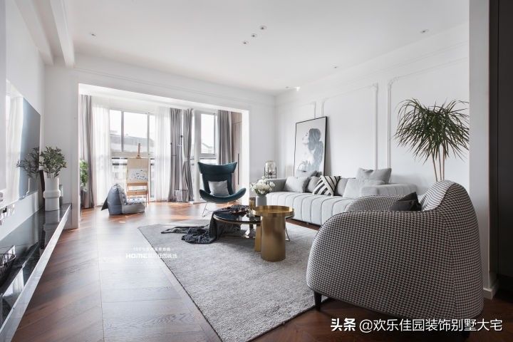 主卧|138m2简约三居，温暖精致，浪漫轻奢