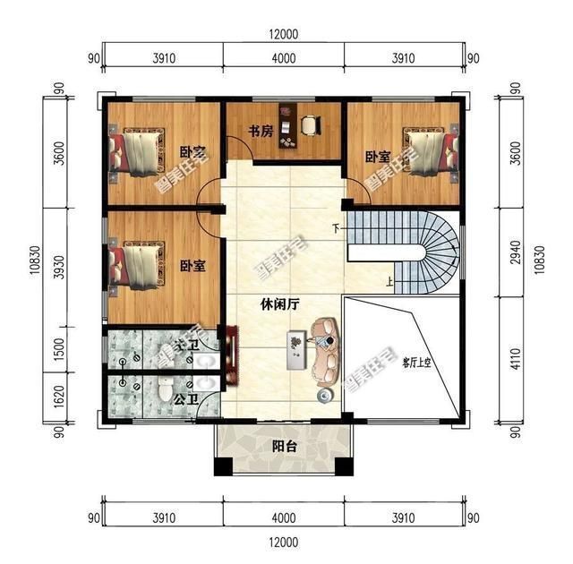 户型|在村里省钱盖洋房,那肯定要选择平屋顶户型,颜值也很在线哦!