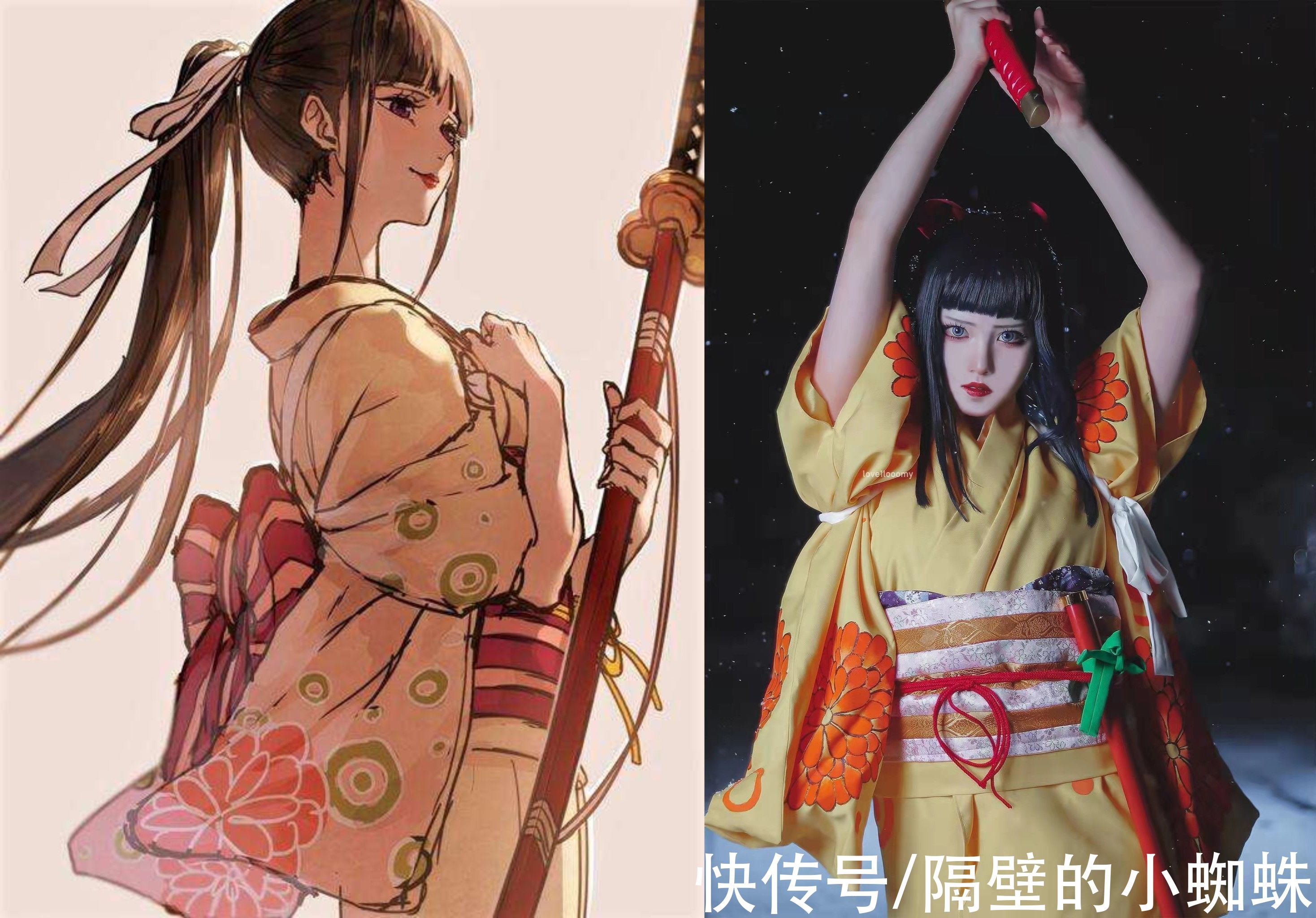 明哥|海贼王：美女cos五位男角色！画风突变，又美又妖艳
