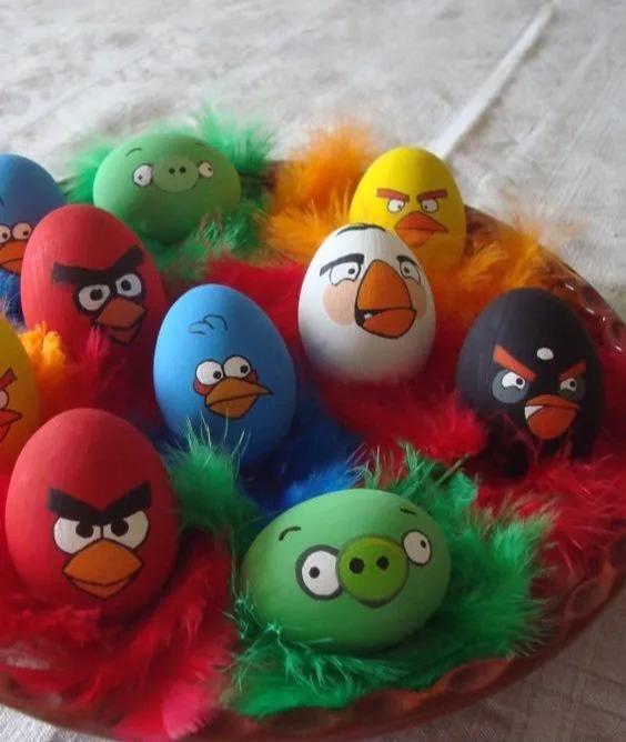 鸡蛋壳&蛋壳创意手工,大人小孩都可以学,只是简单画画,成品非常好看