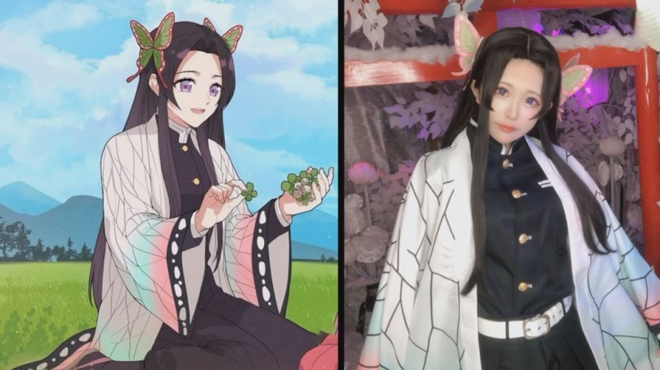 炭治郎|鬼灭之刃COS:祢豆子惹人怜爱,伊之助肌肉感十足,漫迷们裂开了