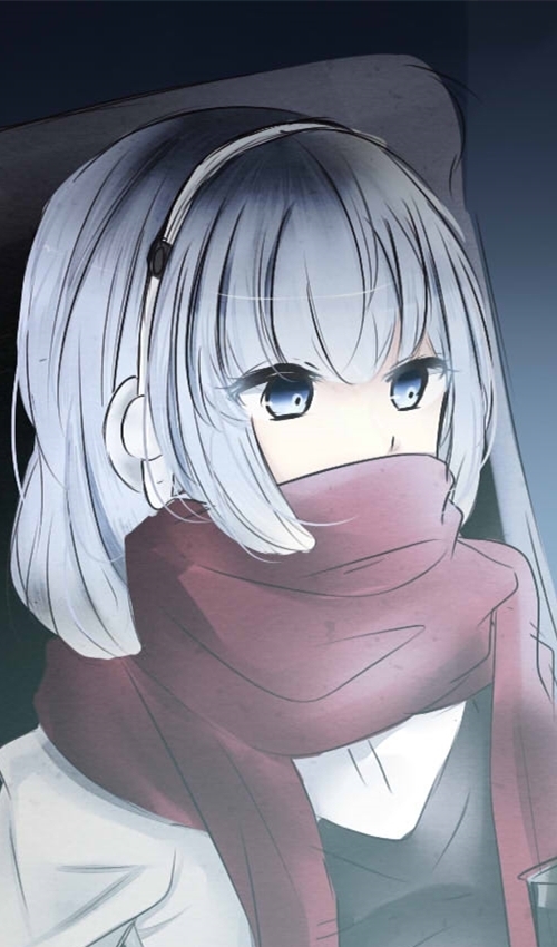 弹丸论破|《弹丸论破》月光原美彩，动漫全面屏壁纸，三代里最萌的女孩