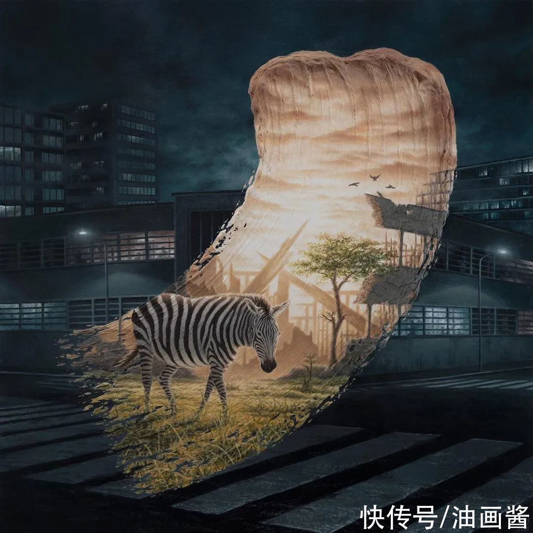  漂亮|他用“脏颜料”，毁掉漂亮的风景画，真相引人深思