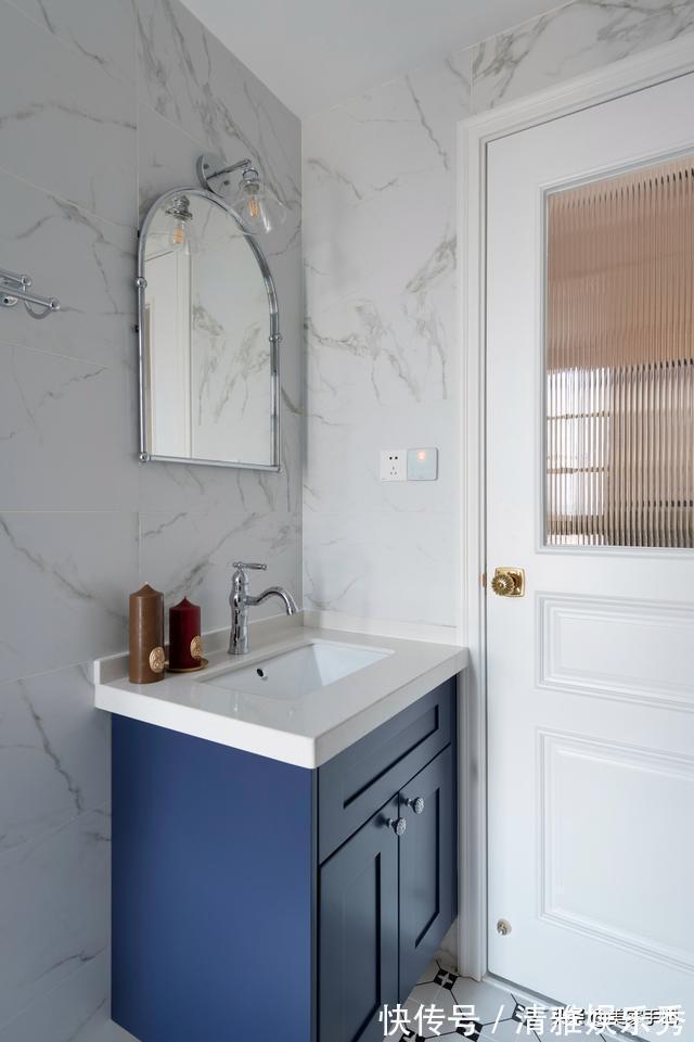 浴室柜|干净淡雅是对一个家最高级的赞誉，学她家这么装修，进屋极度舒适
