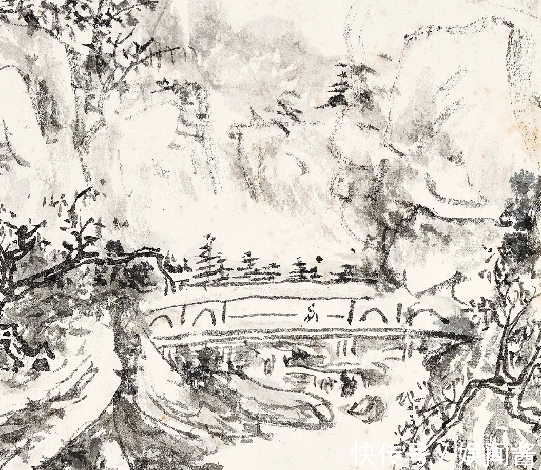 山水!黄宾虹八十岁画的一本山水画册,堪为现代卧游写生的教科书