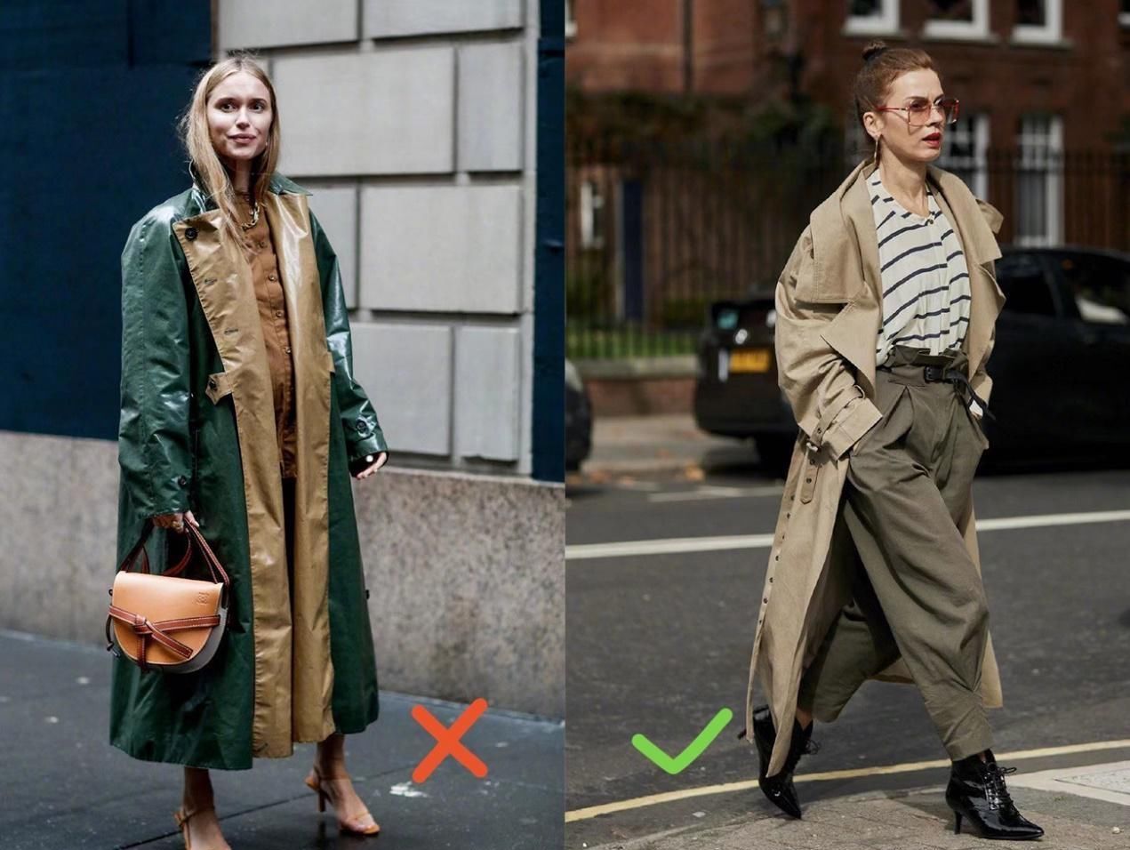 让你穿大衣显高的“选款技巧”，这几招才是精髓，矮个女生必看