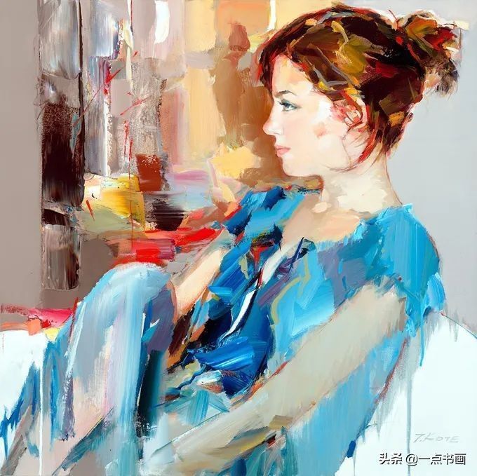 科特&他的绘画是光与色的交响乐,充满着前卫和时尚