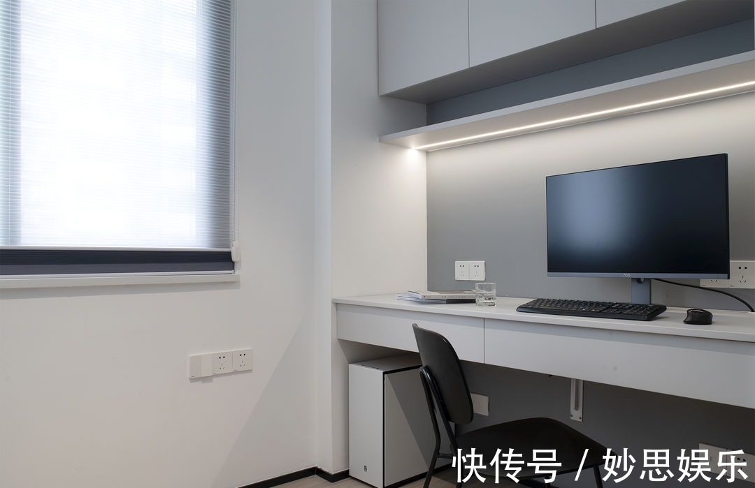 空间|80㎡实用主义装修,简约黑白灰色调,全屋简单又大气