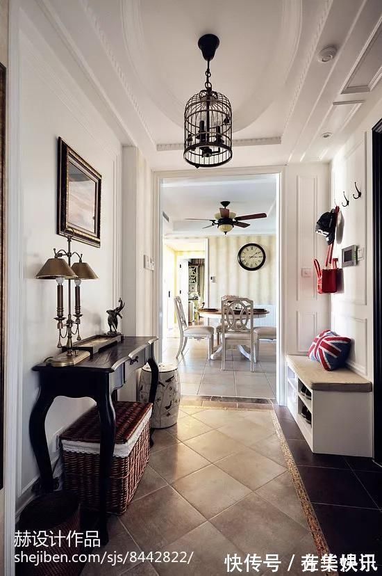 净色|玄关是家的门面，原来地砖也可以铺得这么美~