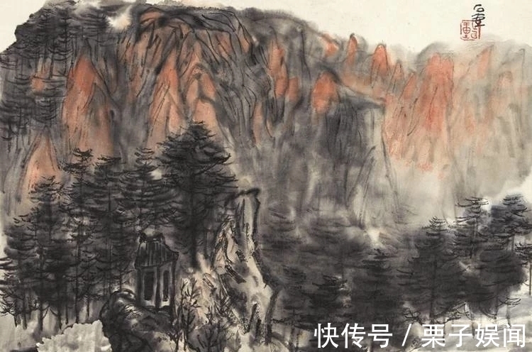 山水画!别人逸笔草草,他却繁笔复墨|陈子庄的山水画