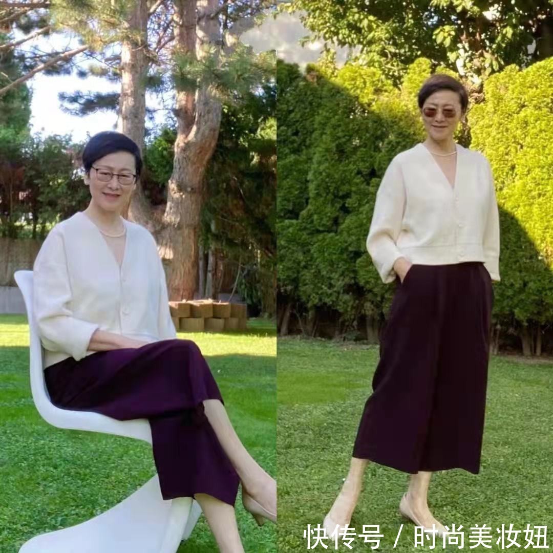 柔性|这位60岁奶奶比年轻人还会穿,打扮优雅不扮嫩,靠穿搭赢得体面