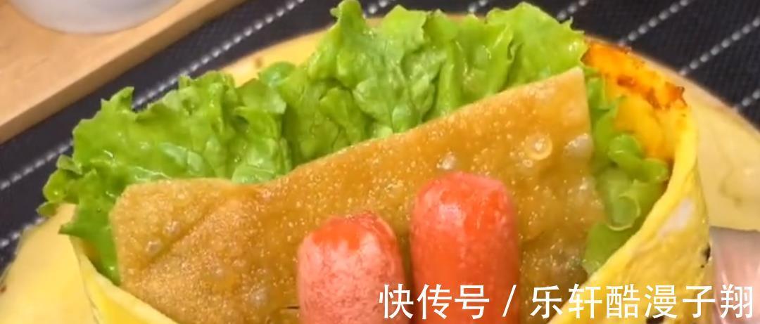 煎饼果子|自己在家做的煎饼果子,干净卫生吃着也放心