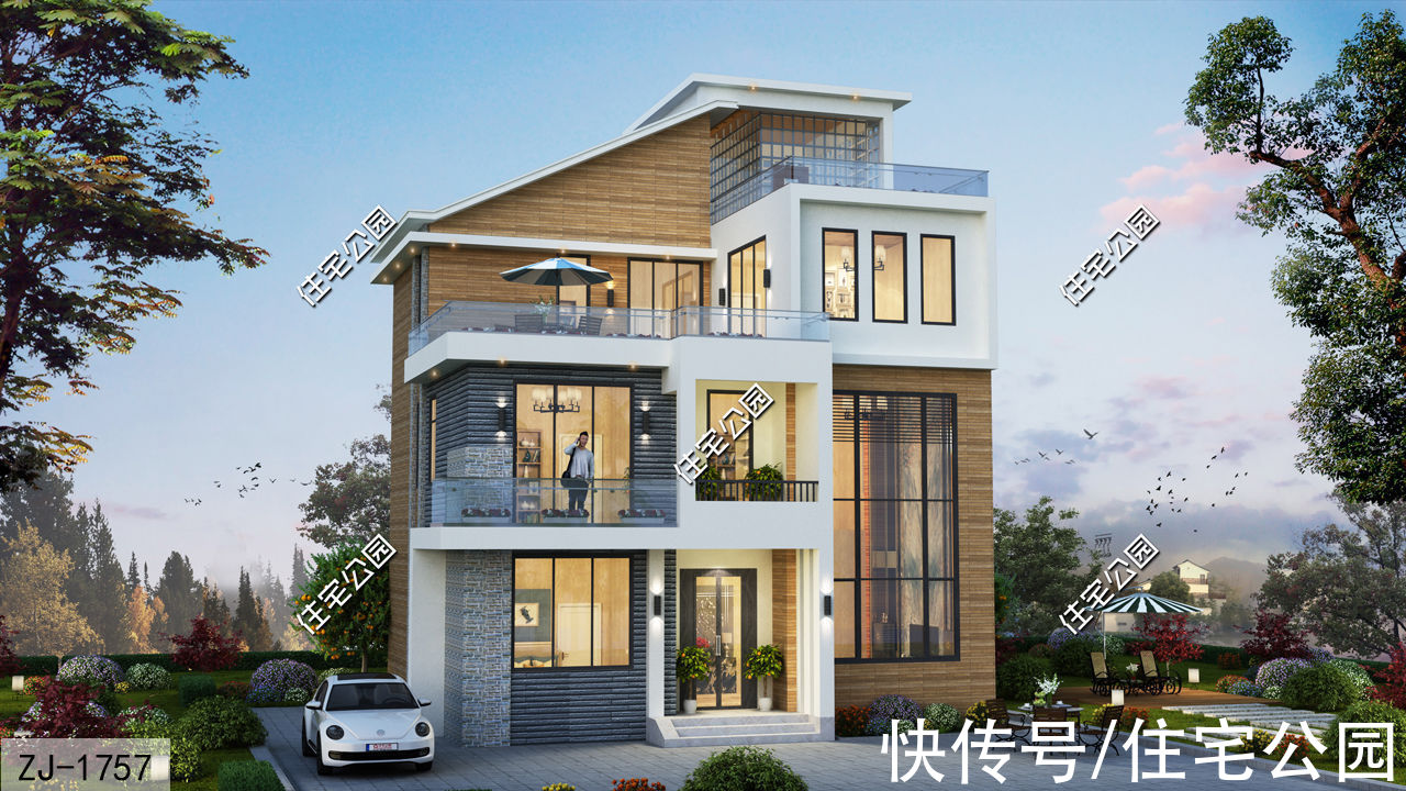 休闲室|占地只要100多平,农村盖房选这10套,又美观又省钱