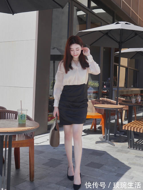 颜色|上班都穿什么,一身不超过三种颜色,轻松穿出通勤装的高级感