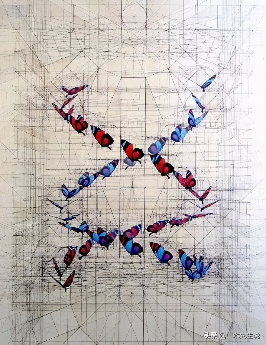 黄金比例!理工男花40年时间,用圆规画1000张画,黄金比例的拥护者