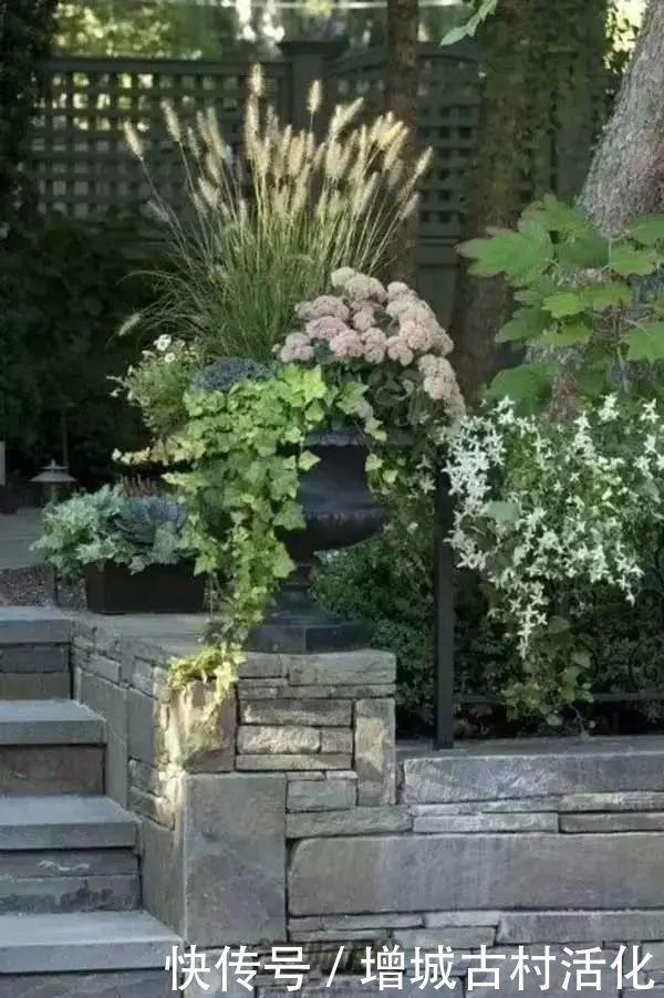 院落|一面石头墙,惊艳整个乡村院落