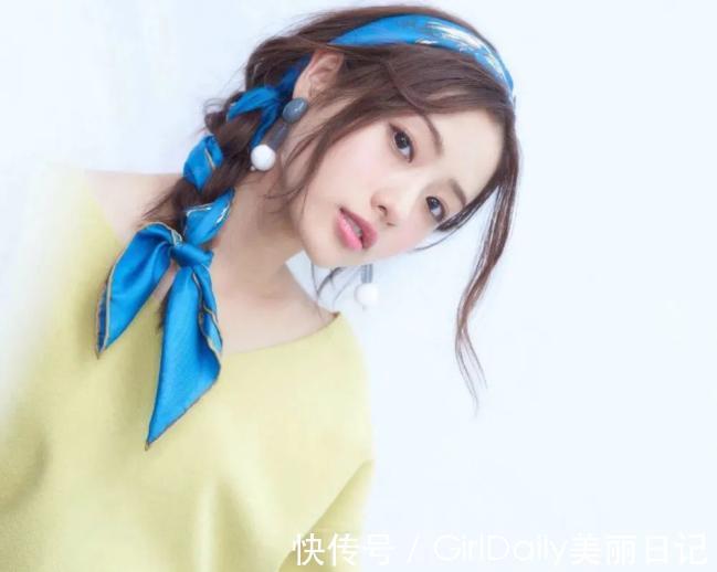 双马尾|学会这3款适合圆脸少女的夏日扎发,元气满满一整夏!