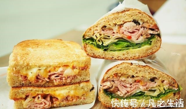 咸肉|吃三明治,最喜欢古巴的这做法,天天吃不够,一个下肚,又香又饱